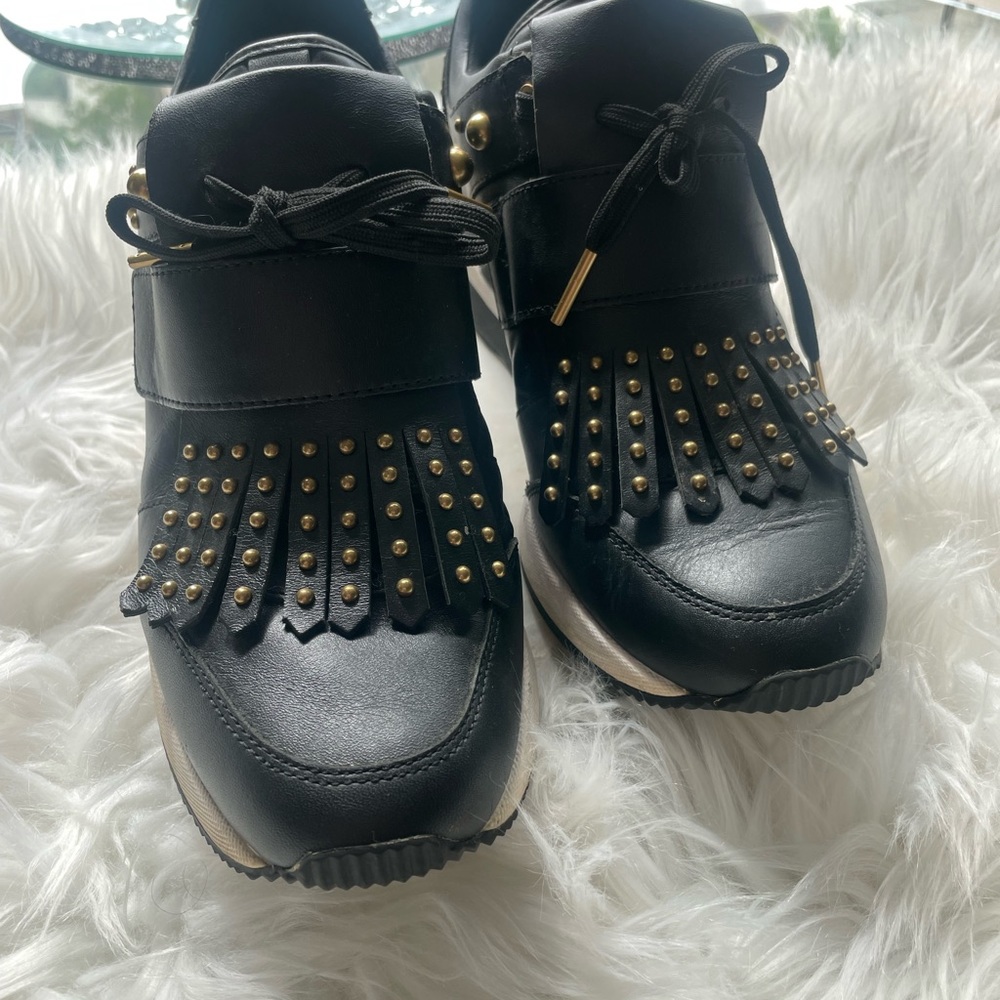 Star Studded Michel Kors sneaker with removable tassel ♥️